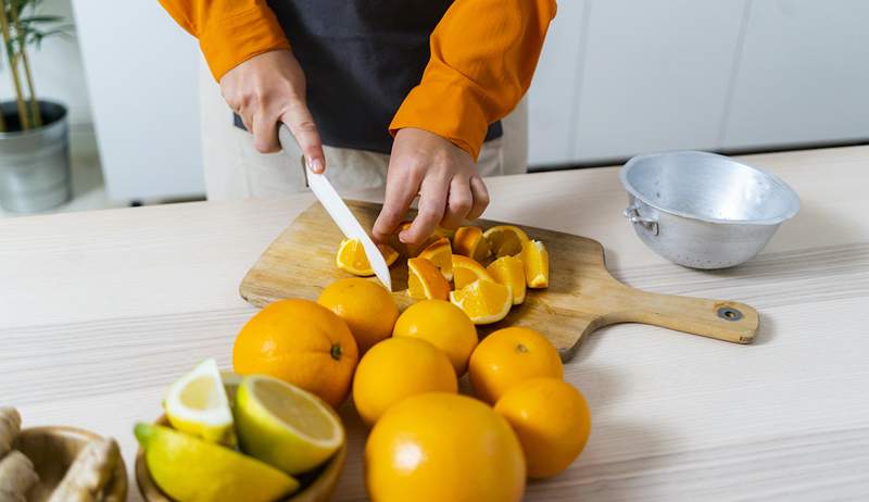 `` Je suis herboriste et je mange des pelures orange avant mes repas pour aider à la digestion ''