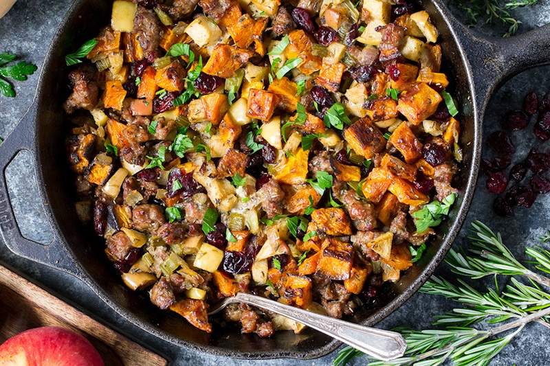 Geniet van deze hoorn des overvloeds van glutenvrije vulrecepten voor uw Thanksgiving-spreiding