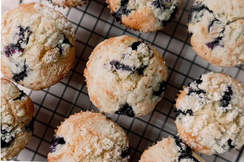 Essas panquecas, waffles e muffins de mirtilo amigáveis ​​para equilibrar o seu microbioma a cada mordida