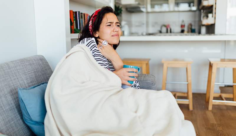 'Ik ben een MD, en dit is de reden waarom wakker worden met een zere keel in de winter is niet altijd een reden tot bezorgdheid'