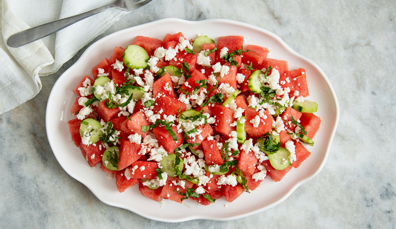 A salada hidratante de melancia favorita de Kate Middleton é o prato perfeito para uma onda de calor para uma onda de calor